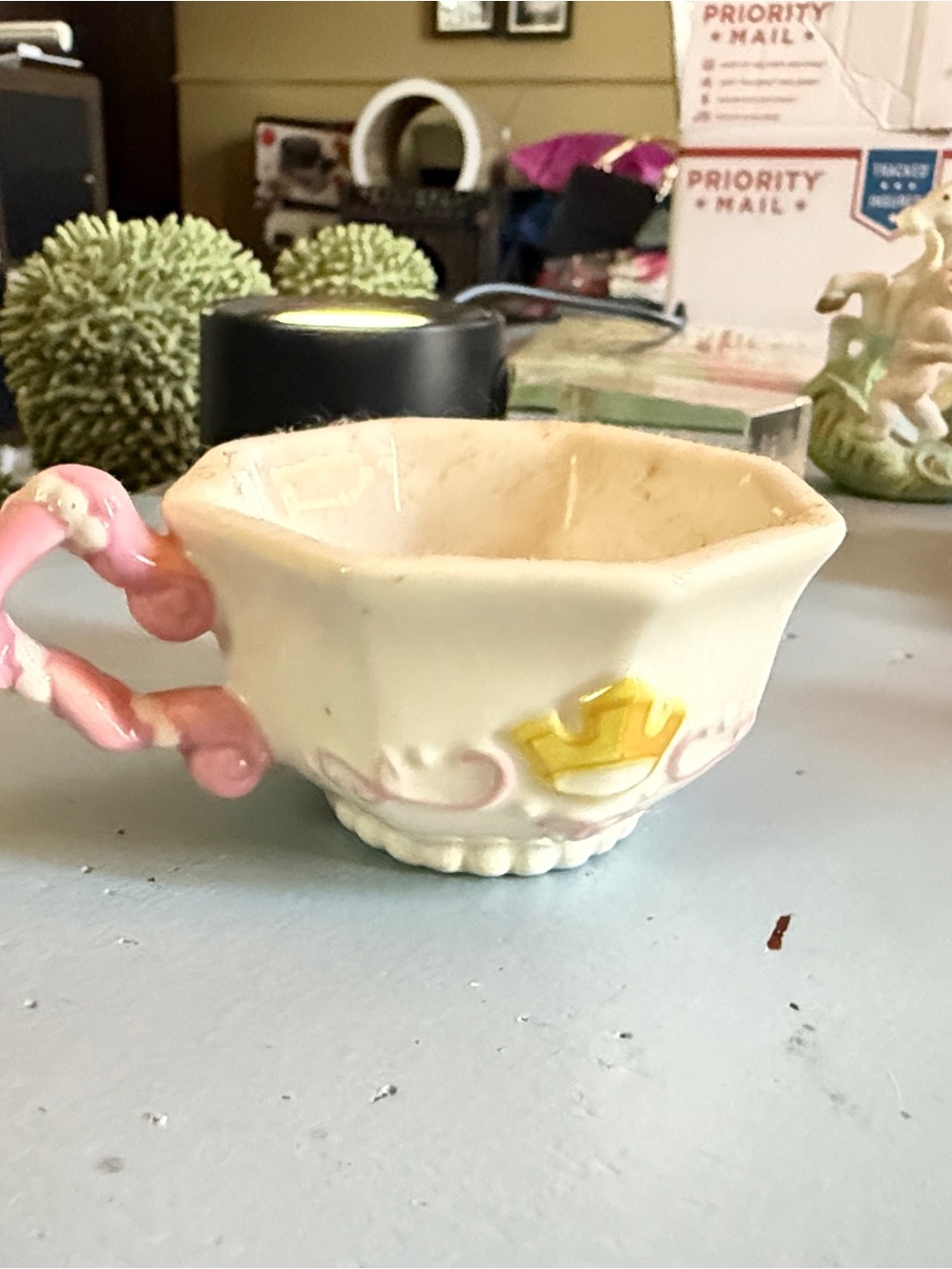 Disney Princess Pink and White Porcelain Play Tea Set - Picture 4 of 9